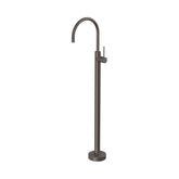 Phoenix Vivid Slimline Floor Mounted Bath Mixer Brushed Carbon
